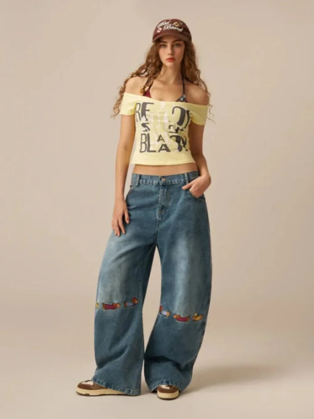 Aelfric Eden Baggy Barrel Dog Jeans - Picture 4 of 8